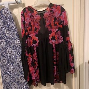 Free people flowy tunic top XS